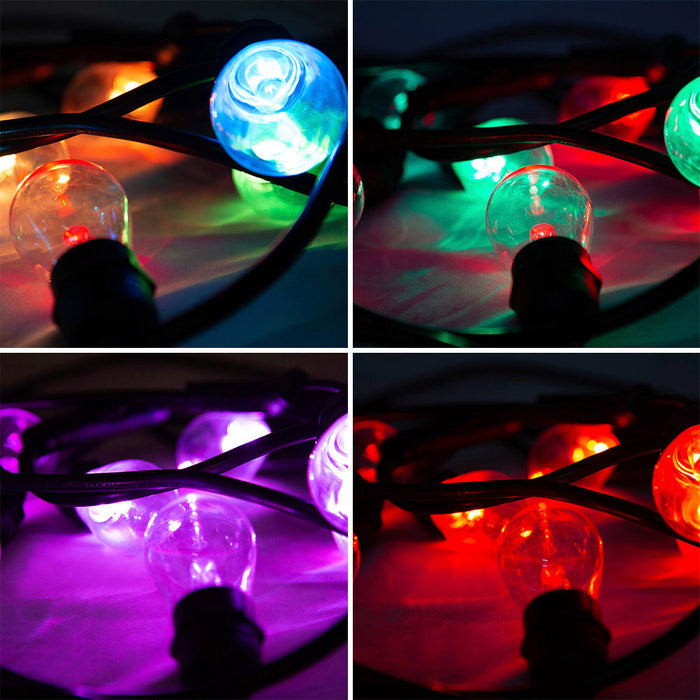 Tira LED 12 Luces Cadena 10 w Impermeable RGB Multicolor