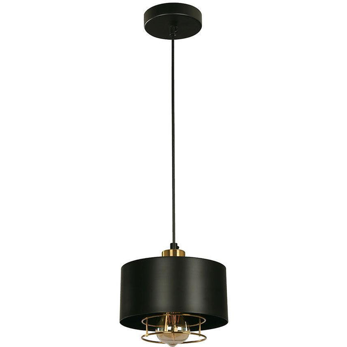 Lámpara Colgante Negro 1L E27 40W