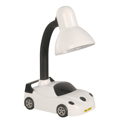 Lámpara De Escritorio Auto De Carreras Blanco E27 40w 1 Luz