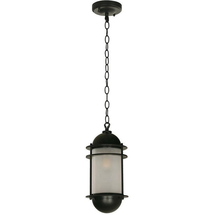 Lámpara Exterior  Colgante Negro 1L E27 40W