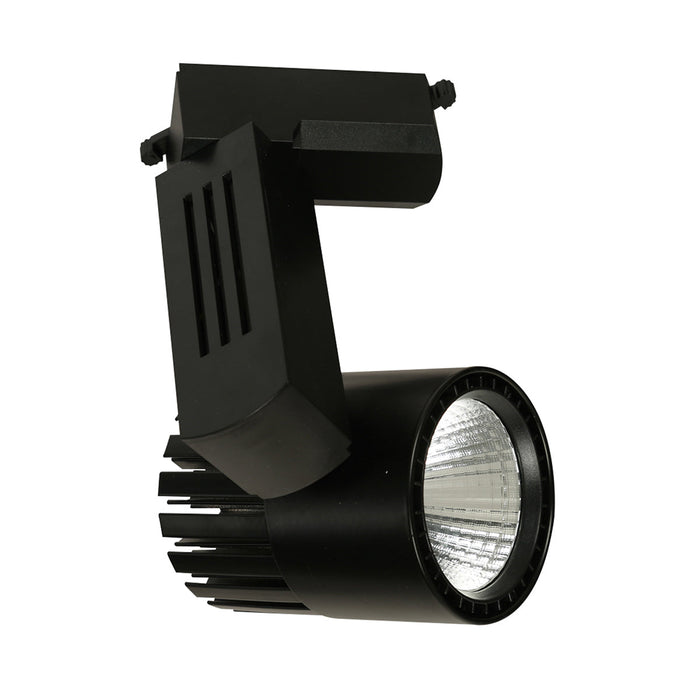 Kit 4 Lámpara de Techo Spot Riel Dirigible Negro Led 24w