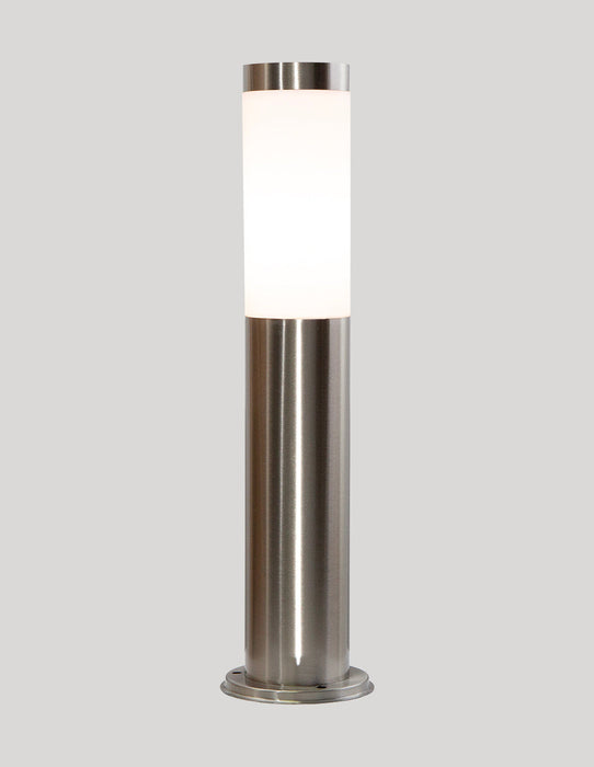 Lámpara De Piso Plateada 60w E27  1 Luz