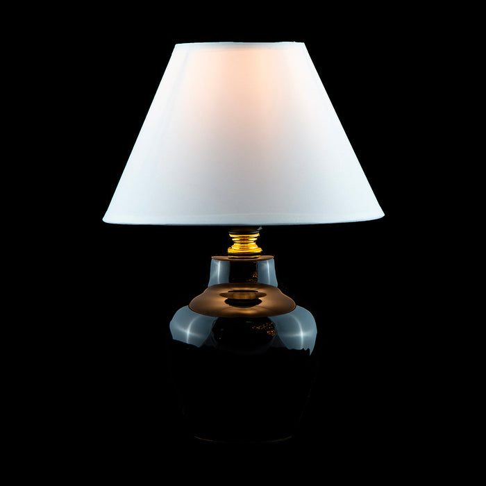 Lámpara de Mesa Dark Decor Negro E27 40w 1 Luz
