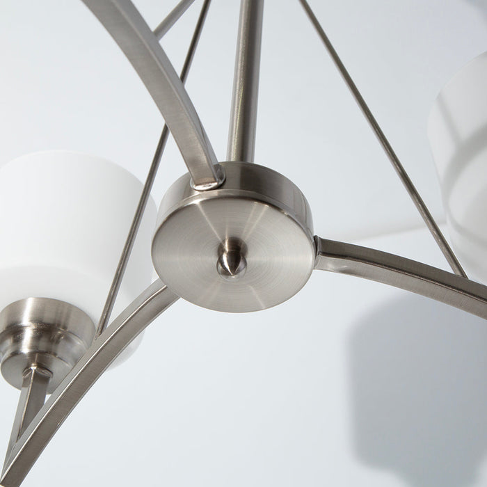 Lámpara Colgante Moderno Ike Lite Níquel Satinado 60W E27 3 Luces
