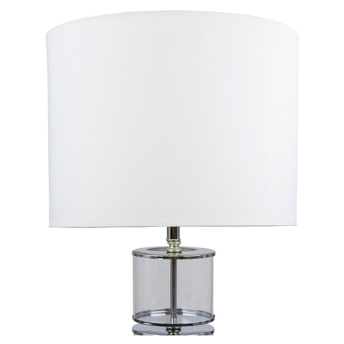 Lámpara de Mesa Inlite Color Blanco y Transparente de 100W