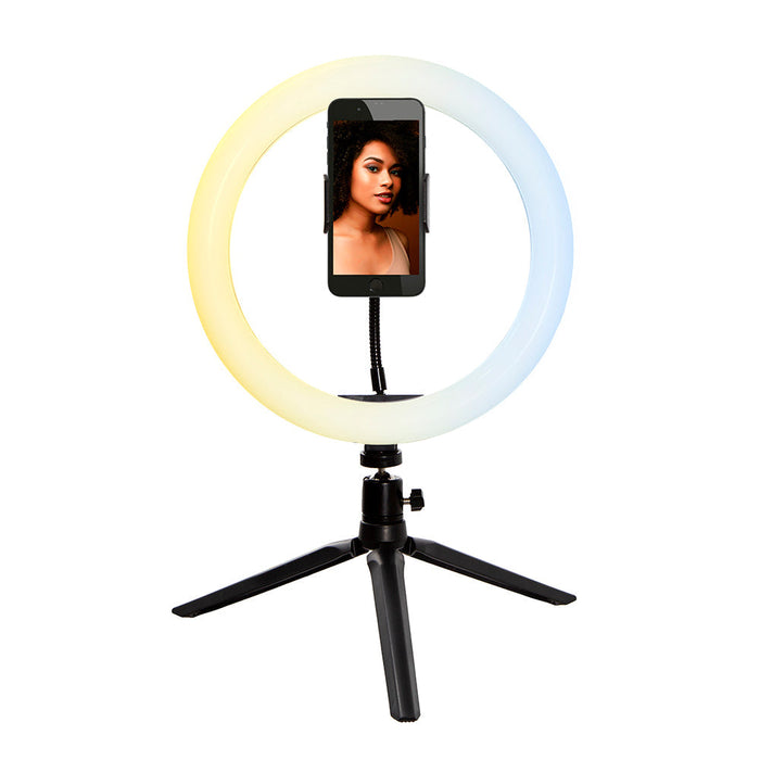Aro de Luz LED para Selfies,  10 pulgadas con Trípode