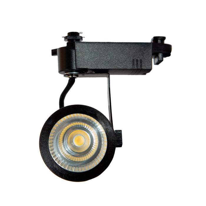 Lámpara de Riel Spotlight LED de 15 W Color Negro
