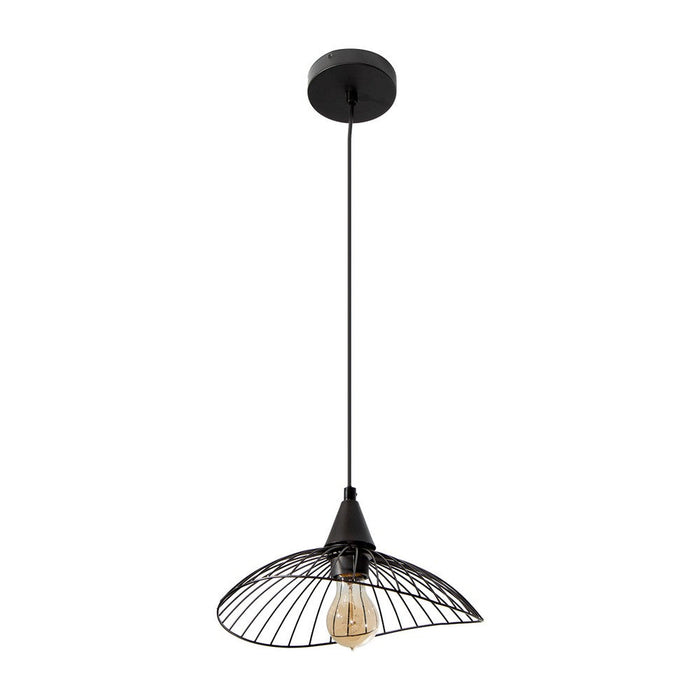 Lámpara de Techo / Colgante Negro Convertible E27 40w 1 Luz