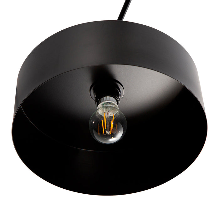 Lámpara de Techo Dark Decor Negro E27 40w 1 Luz