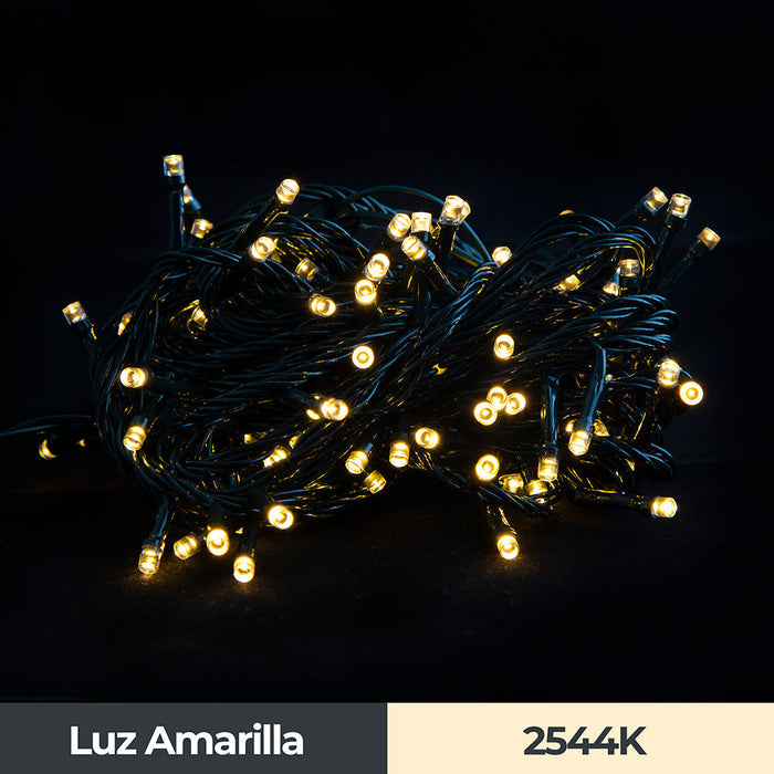 Tira navideña LED Luz cálida 120V 2w
