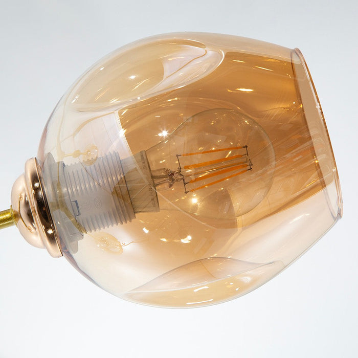 Lámpara de Techo Designers Dorado 3 Luces 40W E27