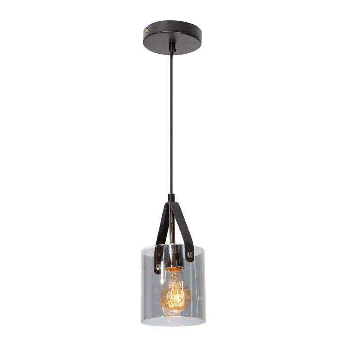 Lámpara Colgante Modern Luxe Negro E27 10w 1 Luz