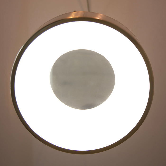 Lámpara Colgante de Techo Lumicentro LED Color Níquel Satinado de 1 Luz