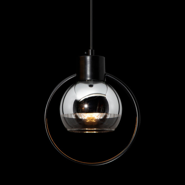 Lámpara Colgante Modern Luxe Negro E27 40w 1 Luz