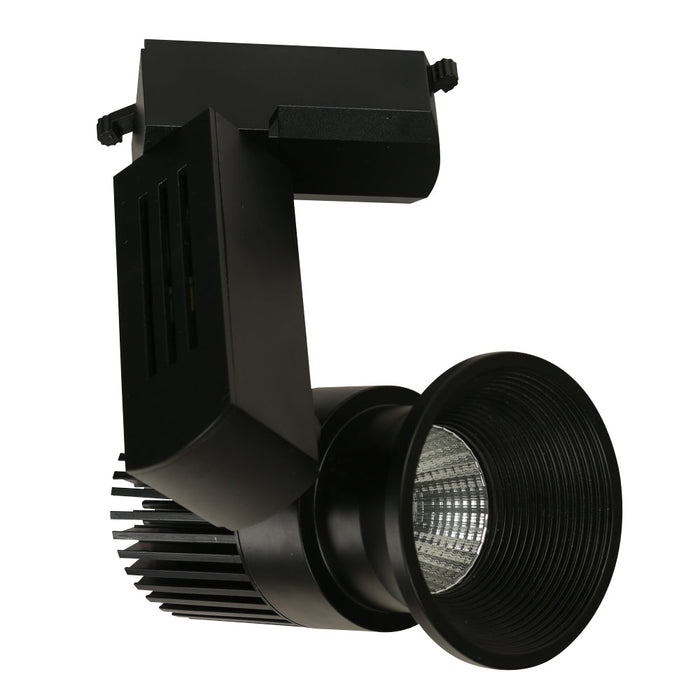 Lámpara de Riel Spotlight LED de 24 W Color Negro 1 Luz