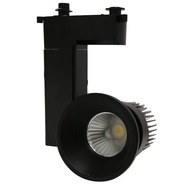 Lámpara de Riel Spotlight LED de 24 W Color Negro 1 Luz